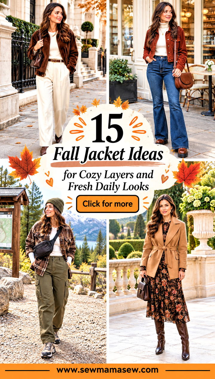 15 Fall Jacket Ideas for Cozy Layers and Fresh Daily Looks - 15 Fall Jacket Ideas for Cozy Layers and Fresh Daily Looks