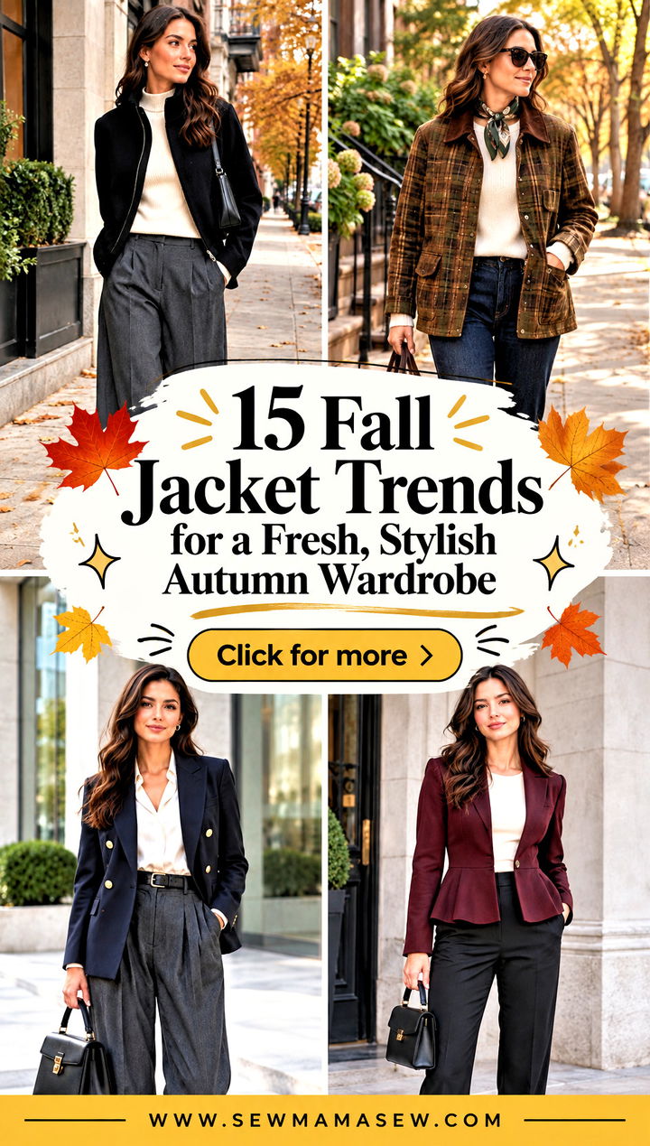 15 Fall Jacket Trends for a Fresh Stylish Autumn Wardrobe - 15 Fall Jacket Trends for a Fresh, Stylish Autumn Wardrobe