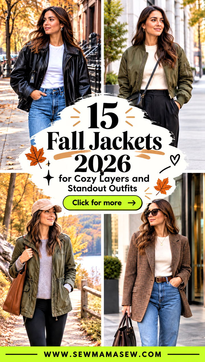 15 Fall Jackets 2026 for Cozy Layers and Standout Outfits - 15 Fall Jackets 2026 for Cozy Layers and Standout Outfits