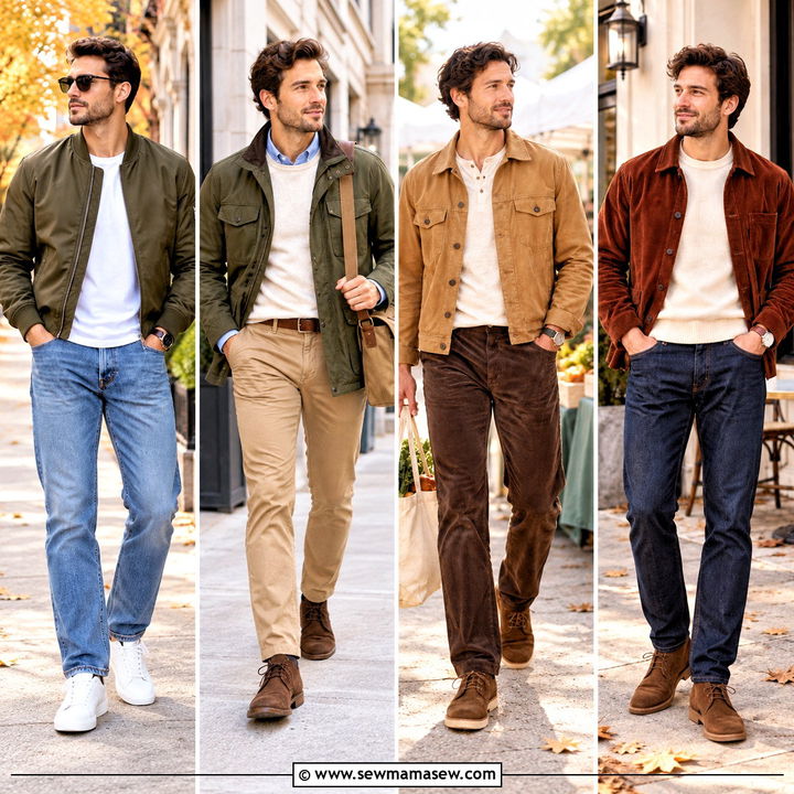 15 Fall Jackets Outfit for Men for a Sharp Everyday Style
