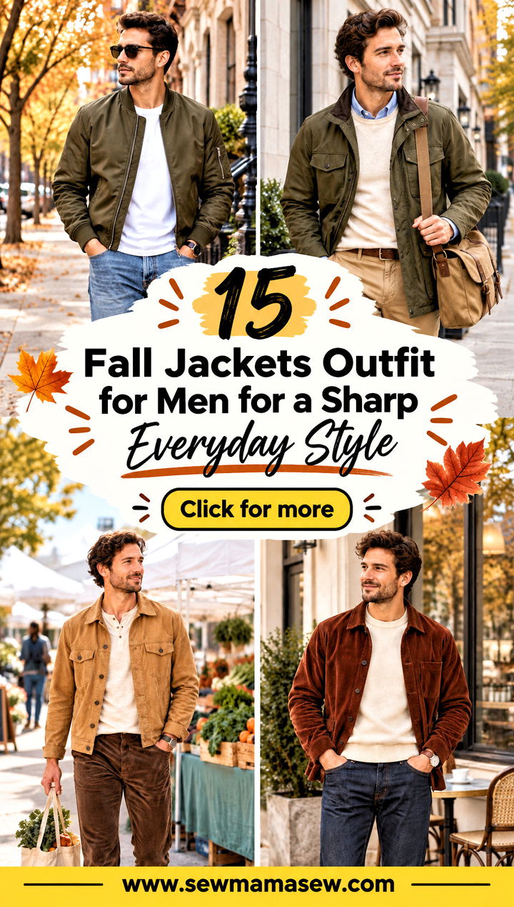 15 Fall Jackets Outfit for Men for a Sharp Everyday Style - 15 Fall Jackets Outfit for Men for a Sharp Everyday Style