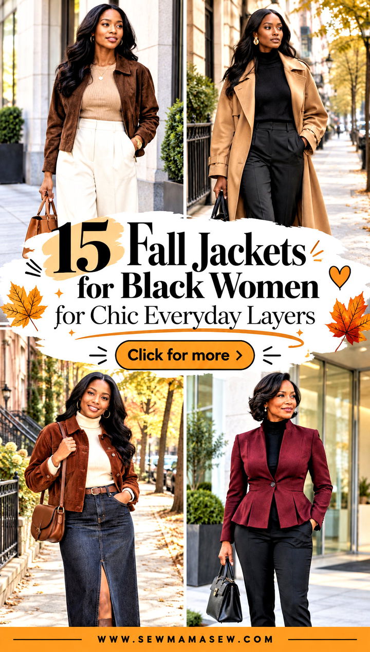 15 Fall Jackets for Black Women for Chic Everyday Layers - 15 Fall Jackets for Black Women for Chic Everyday Layers