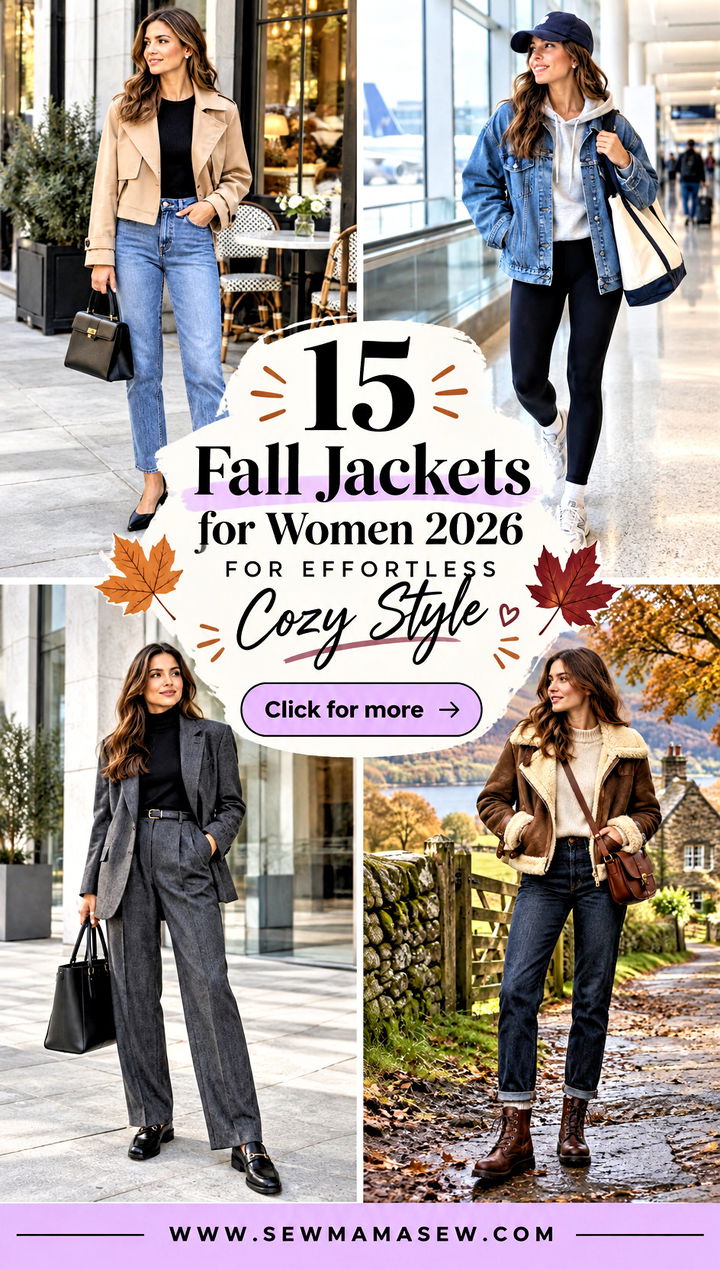 15 Fall Jackets for Women 2026 for Effortless Cozy Style - 15 Fall Jackets for Women 2026 for Effortless Cozy Style