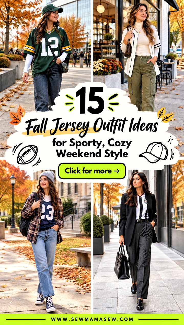 15 Fall Jersey Outfit Ideas for Sporty Cozy Weekend Style - 15 Fall Jersey Outfit Ideas for Sporty, Cozy Weekend Style