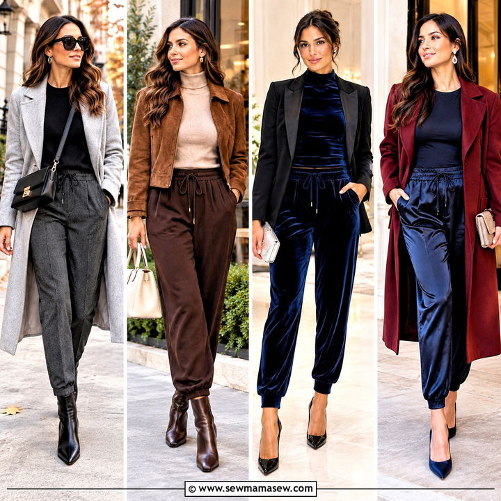 15 Fall Joggers Outfit Dressy Ideas for Chic Evenings Out