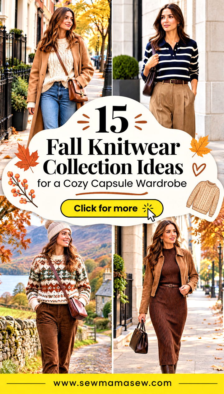 15 Fall Knitwear Collection Ideas for a Cozy Capsule Wardrobe - 15 Fall Knitwear Collection Ideas for a Cozy Capsule Wardrobe