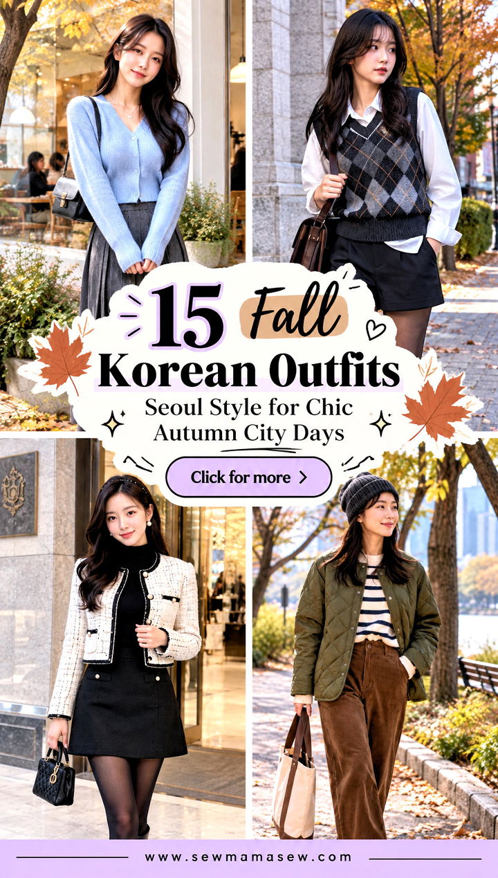 15 Fall Korean Outfits Seoul Style for Chic Autumn City Days - 15 Fall Korean Outfits Seoul Style for Chic Autumn City Days