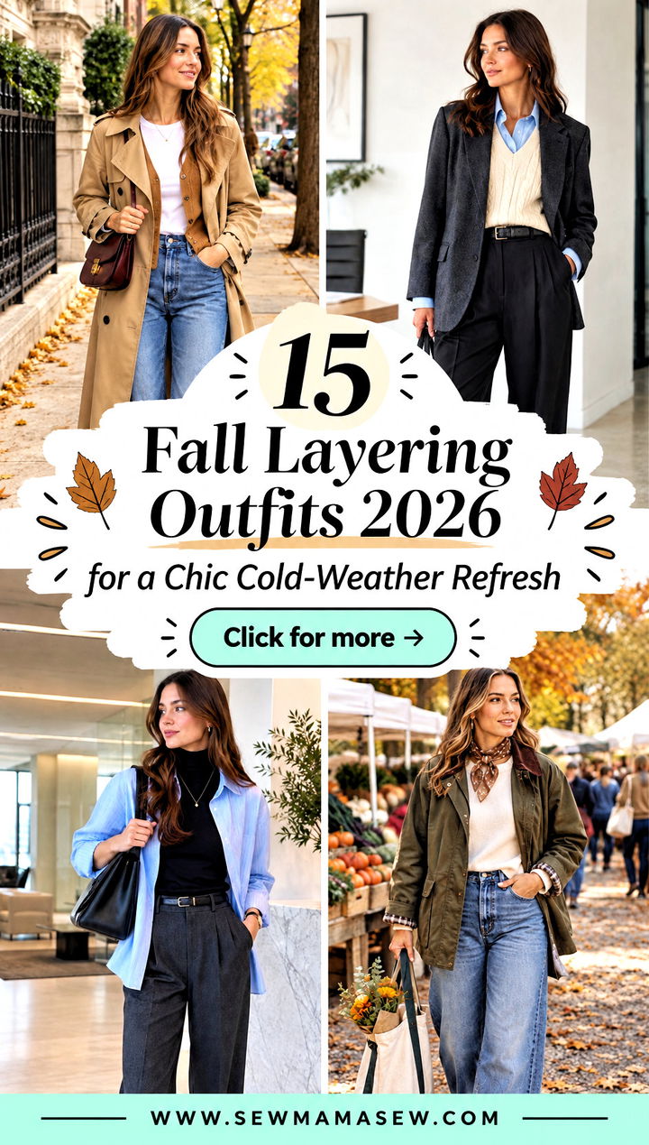 15 Fall Layering Outfits 2026 for a Chic Cold-Weather Refresh - 15 Fall Layering Outfits 2026 for a Chic Cold-Weather Refresh
