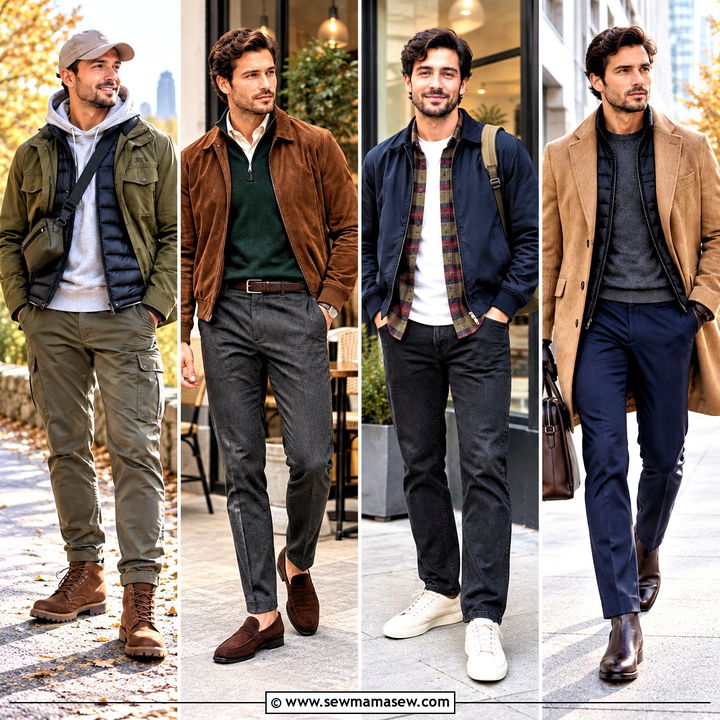 15 Fall Layering Outfits for Men for Sharp Everyday Style