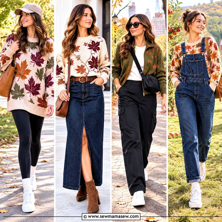 15 Fall Leaves Sweater Ideas for Delightfully Cozy Outfits