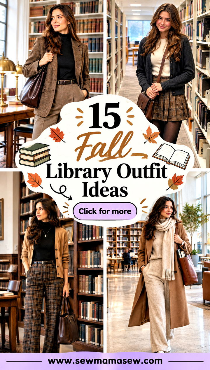 15 Fall Library Outfit Ideas for Cozy Charming Study Days - 15 Fall Library Outfit Ideas for Cozy, Charming Study Days