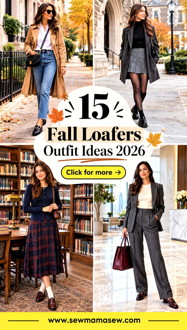 15 Fall Loafers Outfit Ideas 2026 for Effortlessly Chic Days - 15 Fall Loafers Outfit Ideas 2026 for Effortlessly Chic Days