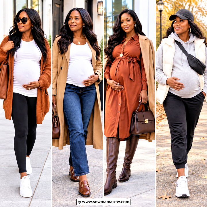 15 Fall Looks for Black Pregnant for Women: Cozy Style Tips