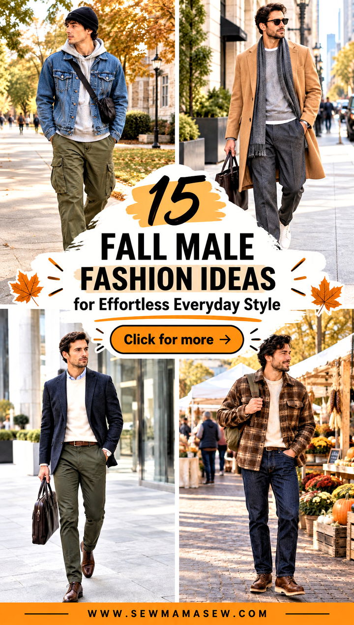 15 Fall Male Fashion Ideas for Effortless Everyday Style - 15 Fall Male Fashion Ideas for Effortless Everyday Style