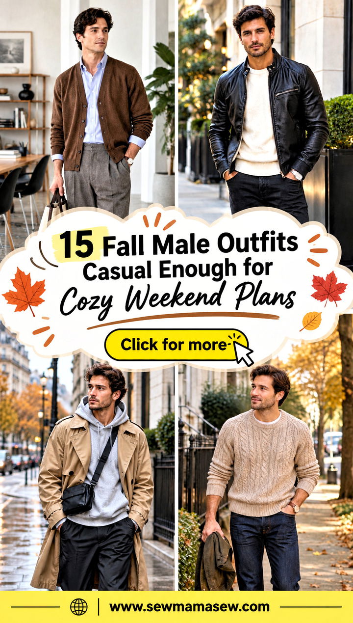 15 Fall Male Outfits Casual Enough for Cozy Weekend Plans - 15 Fall Male Outfits Casual Enough for Cozy Weekend Plans