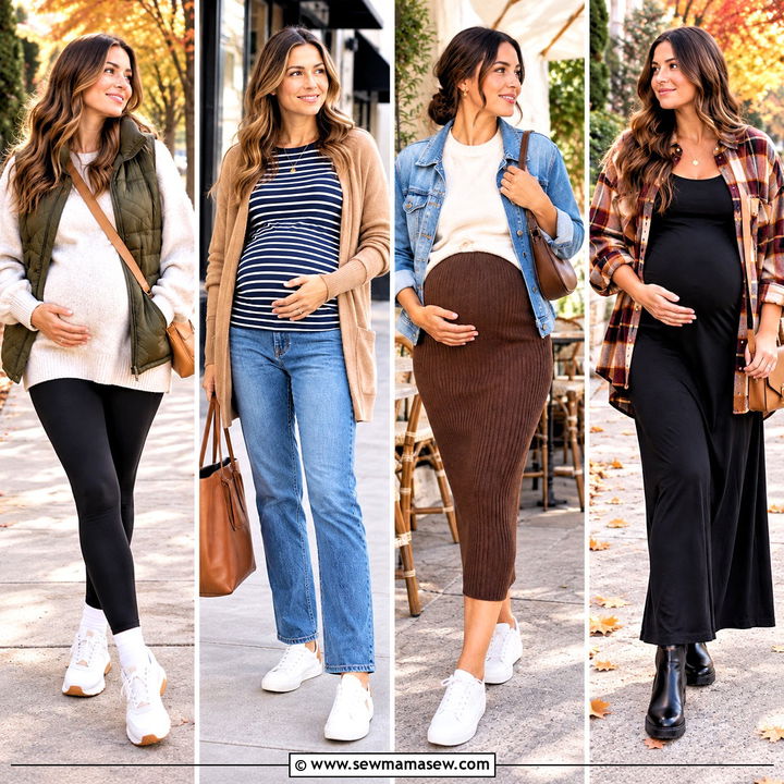 15 Fall Maternity Casual Outfits for Cozy Everyday Comfort