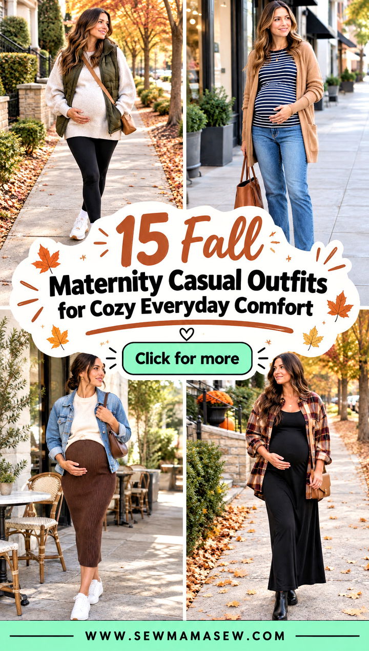 15 Fall Maternity Casual Outfits for Cozy Everyday Comfort - 15 Fall Maternity Casual Outfits for Cozy Everyday Comfort