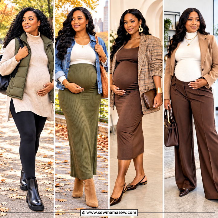 15 Fall Maternity Outfits for Black Women Cozy Chic Looks