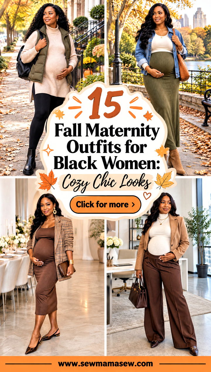 15 Fall Maternity Outfits for Black Women Cozy Chic Looks - 15 Fall Maternity Outfits for Black Women: Cozy Chic Looks