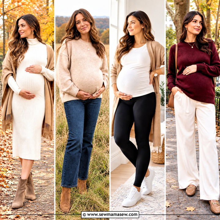 15 Fall Maternity Outfits for Photoshoot Casual and Cozy Looks