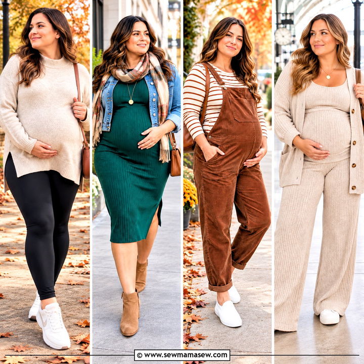 15 Fall Maternity Outfits for Plus Size: Cozy Everyday Looks