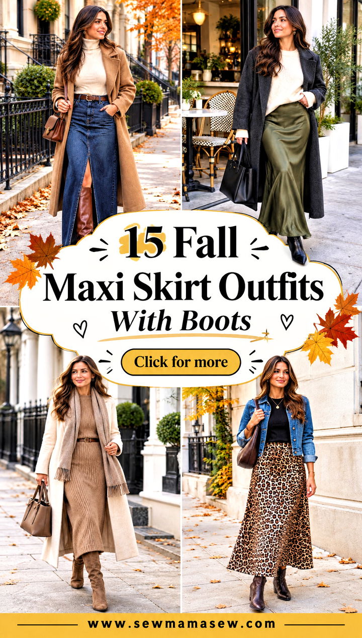 15 Fall Maxi Skirt Outfits With Boots Cozy Looks Youll Love - 15 Fall Maxi Skirt Outfits With Boots: Cozy Looks You'll Love