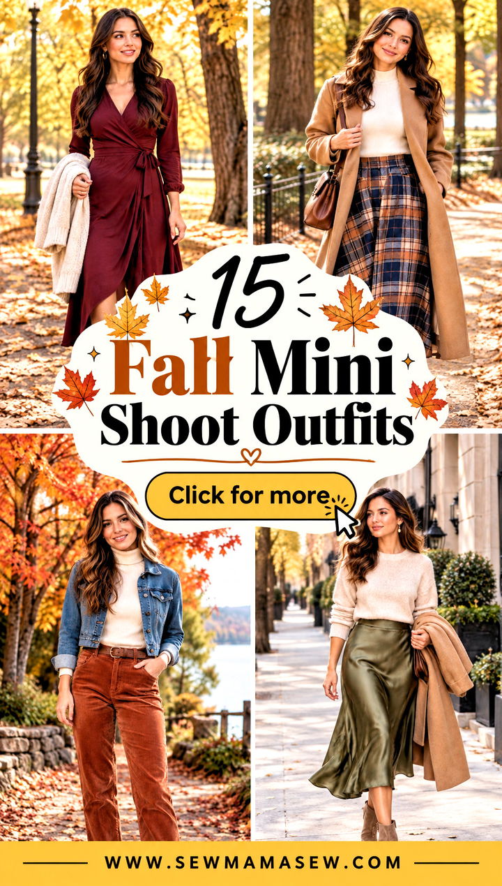 15 Fall Mini Shoot Outfits Cozy Looks for Memorable Photos - 15 Fall Mini Shoot Outfits: Cozy Looks for Memorable Photos