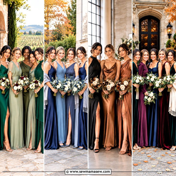 15 Fall Mix Match Bridesmaid Dresses Dreamy Seasonal Colors