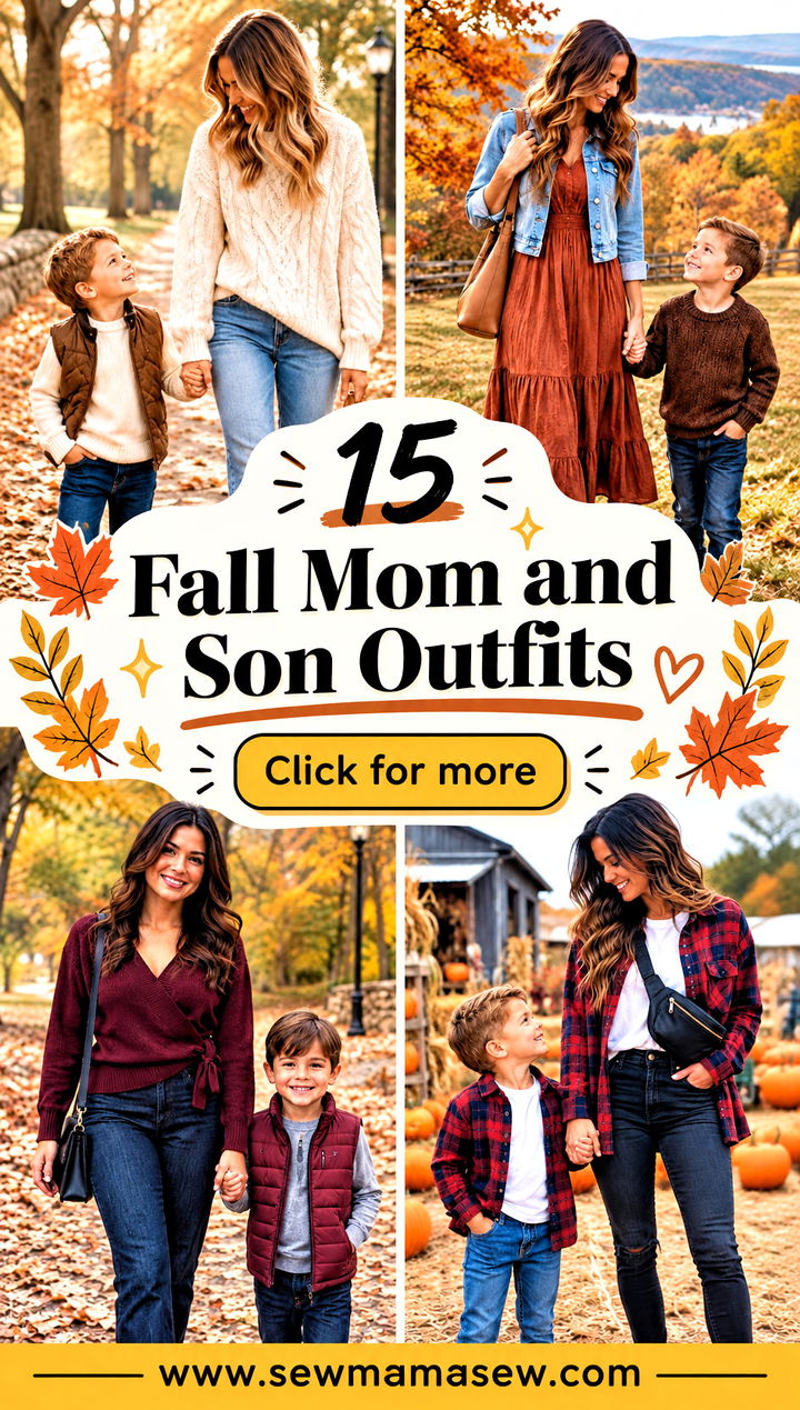 15 Fall Mom and Son Outfits Sweet Looks for Cozy Memories - 15 Fall Mom and Son Outfits: Sweet Looks for Cozy Memories