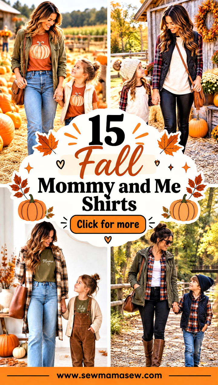 15 Fall Mommy and Me Shirts Sweet Styles for Cozy Outings - 15 Fall Mommy and Me Shirts: Sweet Styles for Cozy Outings