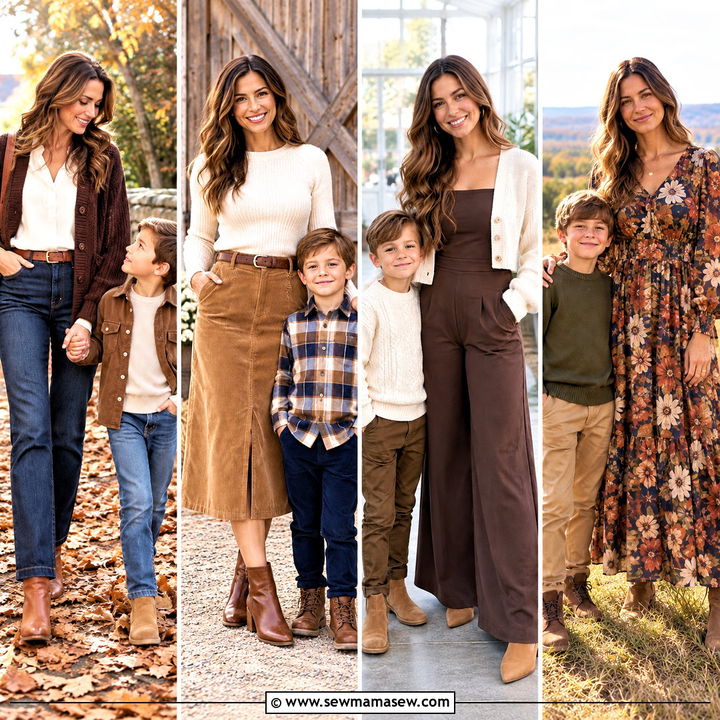 15 Fall Mother Son Photoshoot Outfits for Sweet Autumn Memories