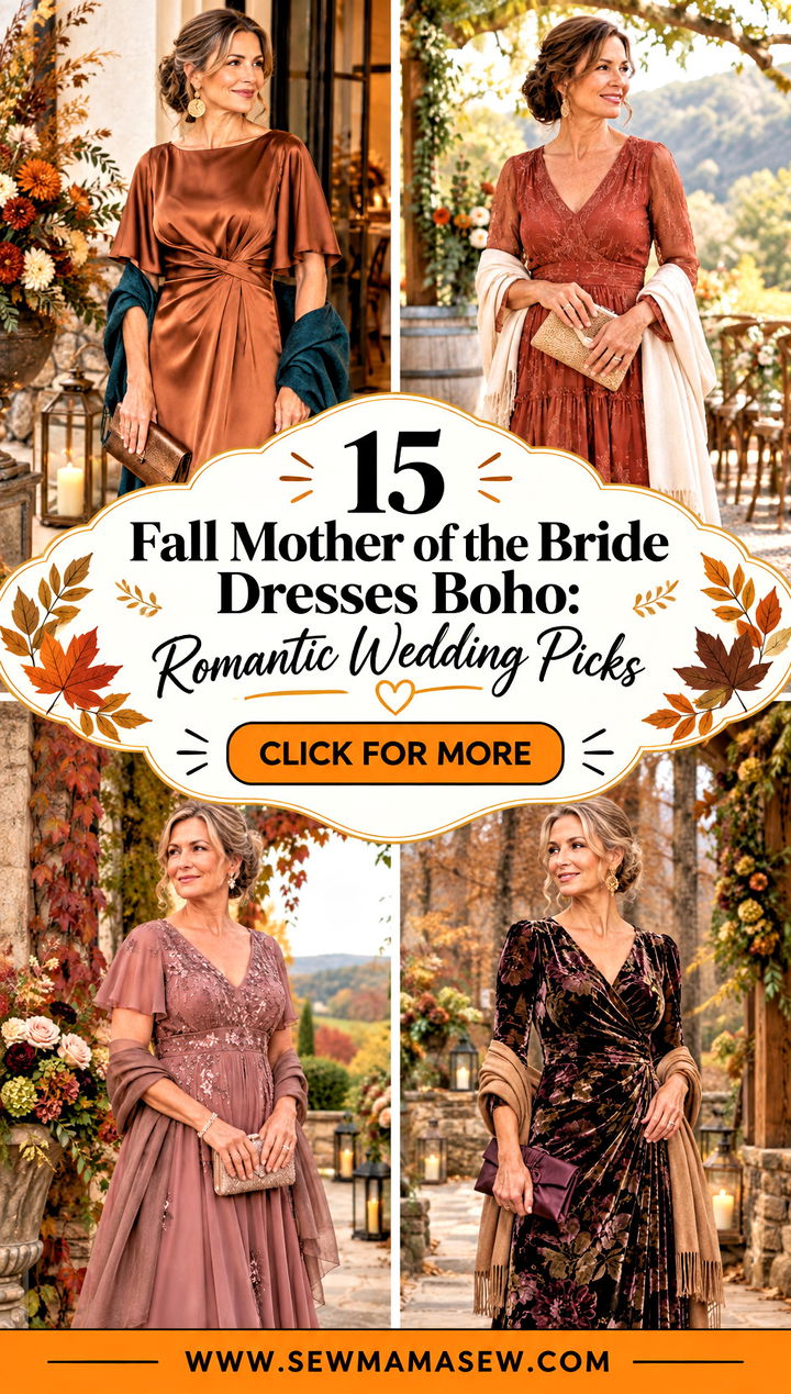 15 Fall Mother of the Bride Dresses Boho Romantic Wedding Picks - 15 Fall Mother of the Bride Dresses Boho: Romantic Wedding Picks