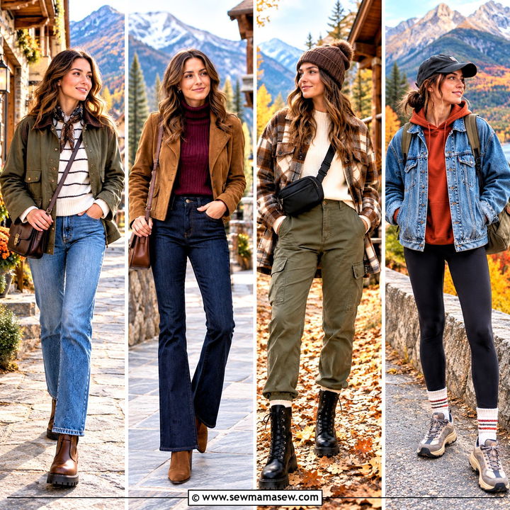 15 Fall Mountain Getaway Outfits for Cozy Scenic Weekends