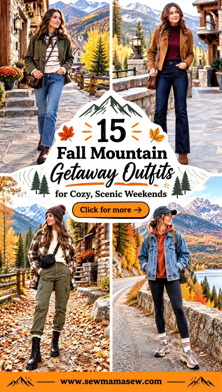 15 Fall Mountain Getaway Outfits for Cozy Scenic Weekends - 15 Fall Mountain Getaway Outfits for Cozy, Scenic Weekends