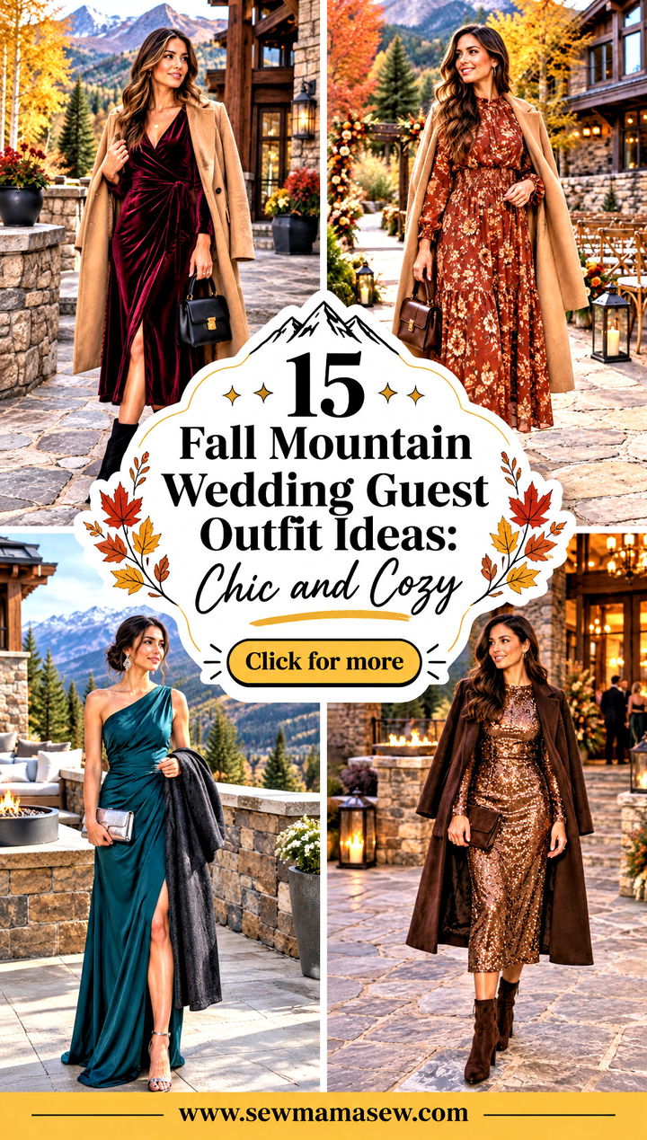 15 Fall Mountain Wedding Guest Outfit Ideas Chic and Cozy - 15 Fall Mountain Wedding Guest Outfit Ideas: Chic and Cozy