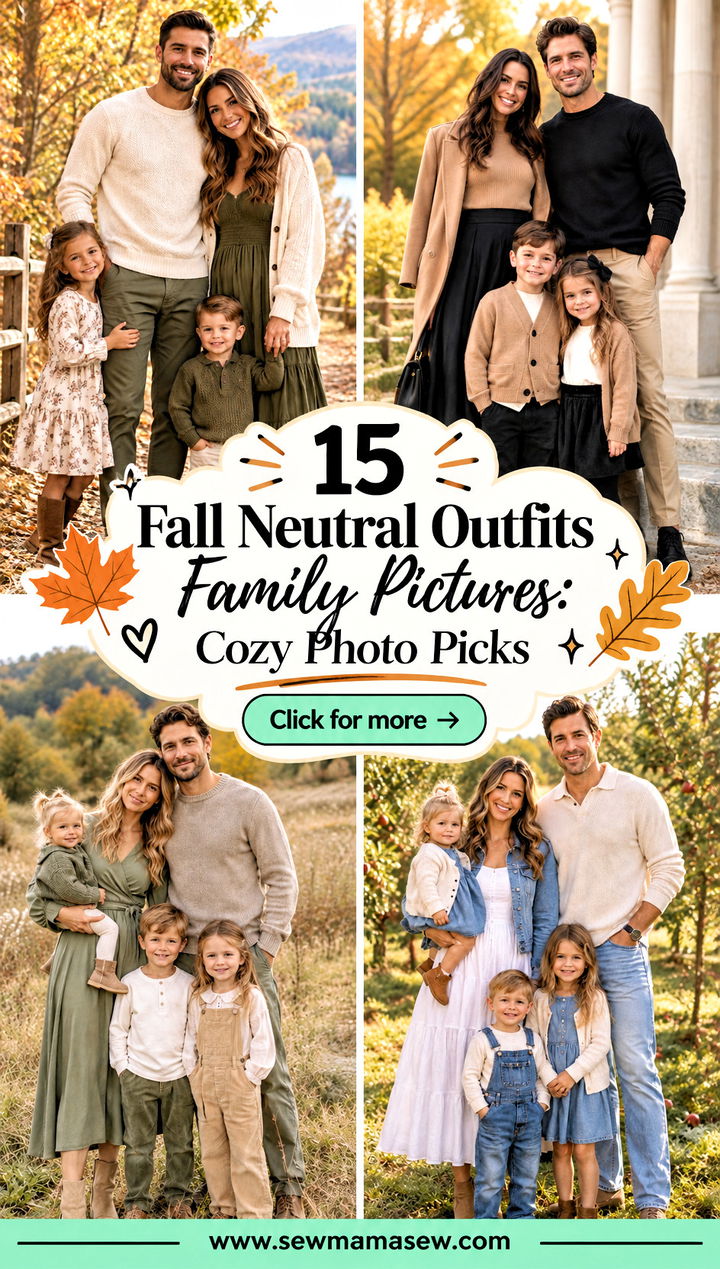 15 Fall Neutral Outfits Family Pictures Cozy Photo Picks - 15 Fall Neutral Outfits Family Pictures: Cozy Photo Picks