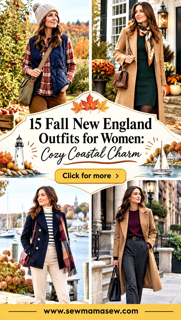 15 Fall New England Outfits for Women Cozy Coastal Charm - 15 Fall New England Outfits for Women: Cozy Coastal Charm