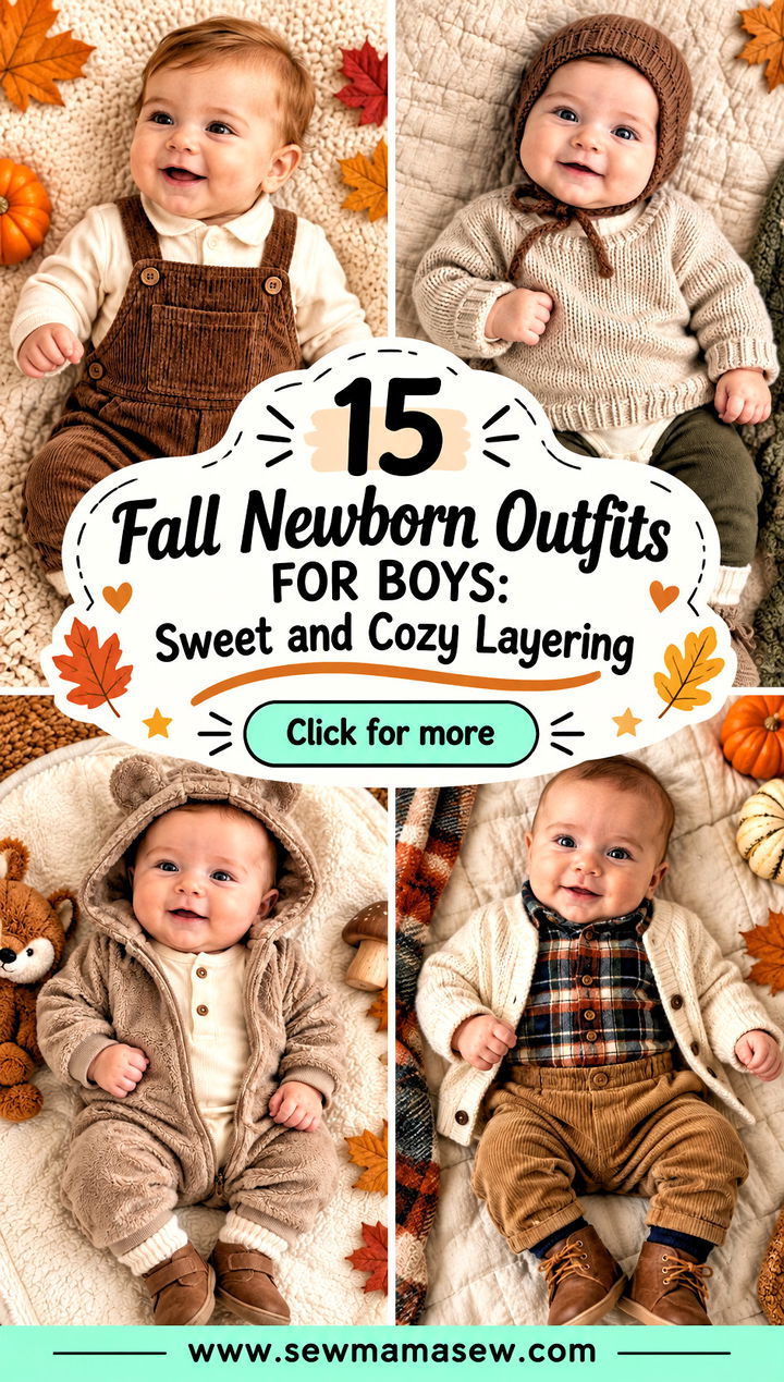 15 Fall Newborn Outfits for Boys Sweet and Cozy Layering - 15 Fall Newborn Outfits for Boys: Sweet and Cozy Layering