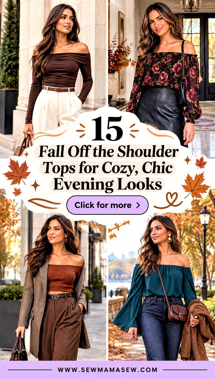 15 Fall Off the Shoulder Tops for Cozy Chic Evening Looks - 15 Fall Off the Shoulder Tops for Cozy, Chic Evening Looks