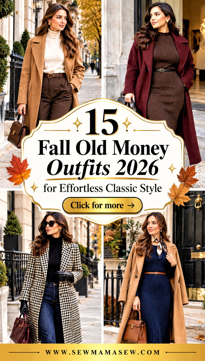 15 Fall Old Money Outfits 2026 for Effortless Classic Style - 15 Fall Old Money Outfits 2026 for Effortless Classic Style