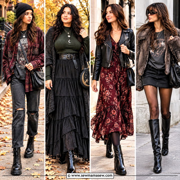15 Fall Outfit Alternative Ideas for Bold, Edgy Daily Style