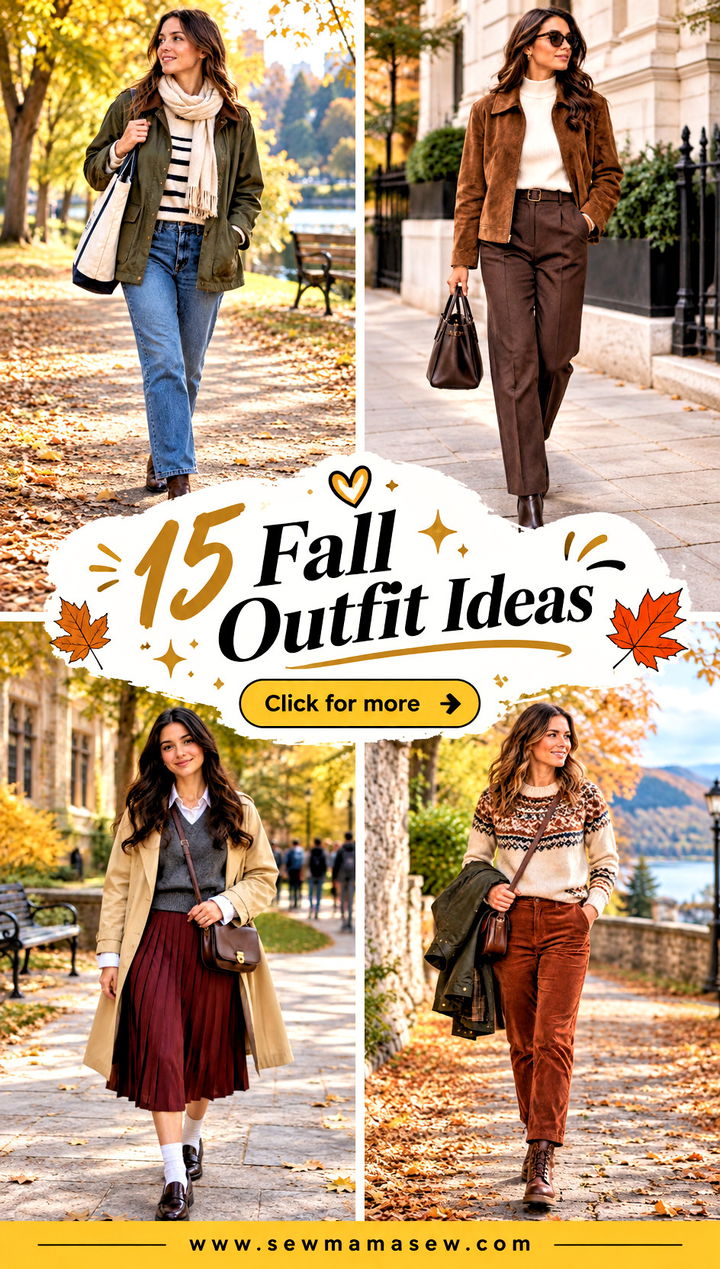 15 Fall Outfit Ideas Effortlessly Chic Looks for Everyday - 15 Fall Outfit Ideas: Effortlessly Chic Looks for Everyday