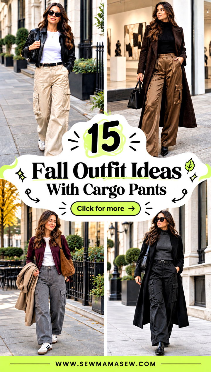 15 Fall Outfit Ideas With Cargo Pants Cool Weekend Style - 15 Fall Outfit Ideas With Cargo Pants: Cool Weekend Style
