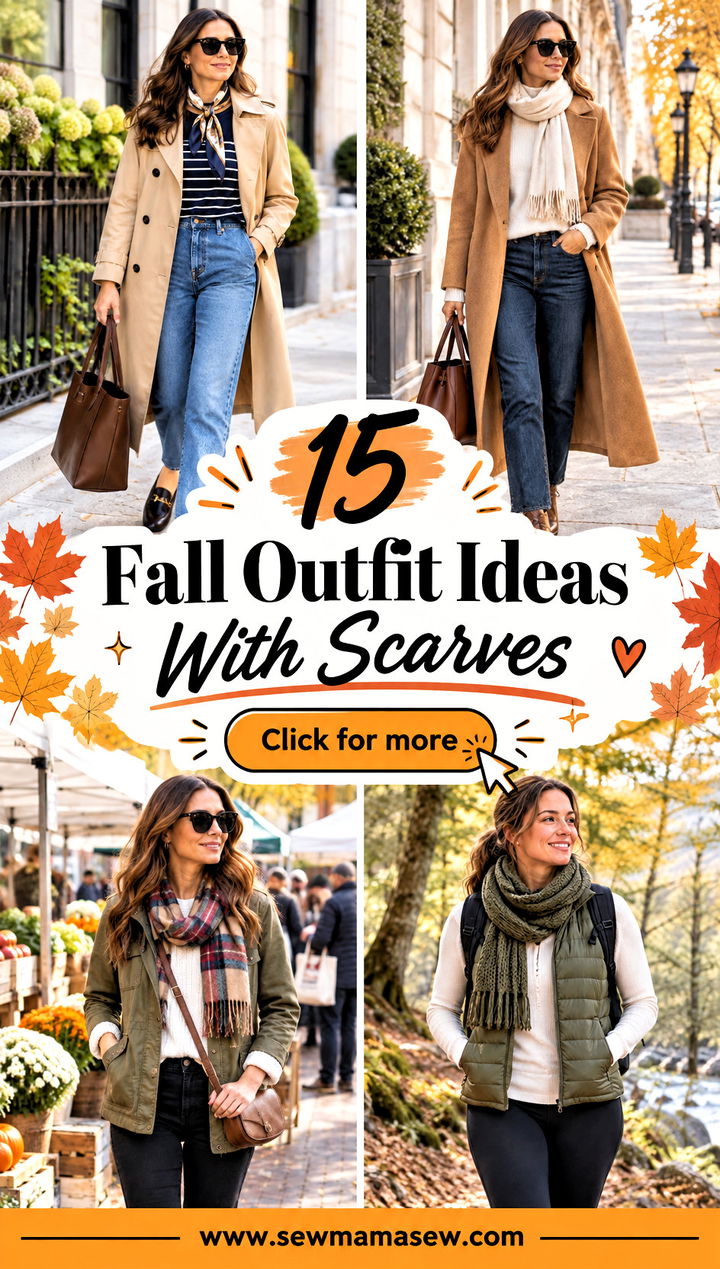 15 Fall Outfit Ideas With Scarves Cozy Style for Cool Days - 15 Fall Outfit Ideas With Scarves: Cozy Style for Cool Days