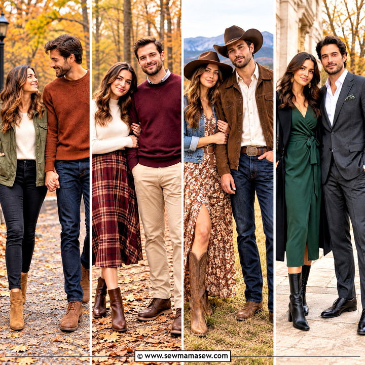 15 Fall Outfit Ideas for Couple Pictures: Charming Cozy Looks