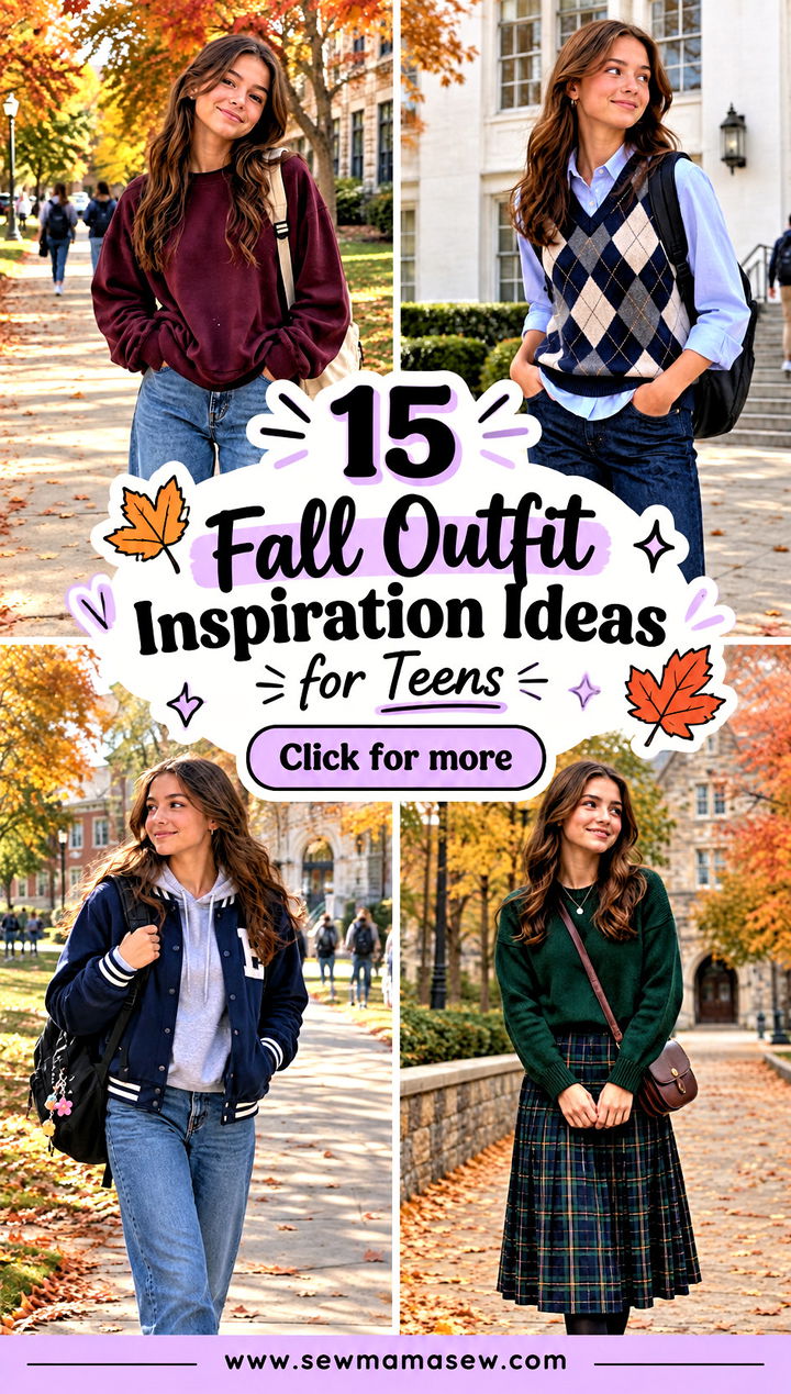 15 Fall Outfit Inspiration Ideas for Teens Cozy School Style - 15 Fall Outfit Inspiration Ideas for Teens: Cozy School Style
