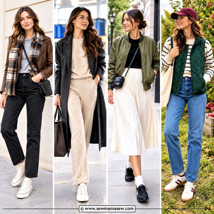 15 Fall Outfit Inspiration With Sneakers: Cozy Weekend Looks