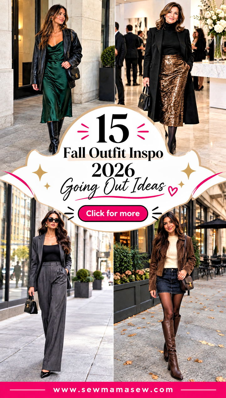 15 Fall Outfit Inspo 2026 Going Out Ideas Chic Night Looks - 15 Fall Outfit Inspo 2026 Going Out Ideas: Chic Night Looks