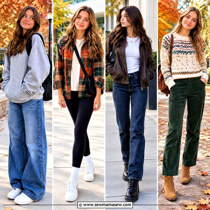 15 Fall Outfit Inspo Teen Ideas For Girls: Cute School Looks