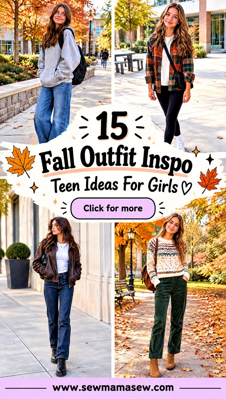 15 Fall Outfit Inspo Teen Ideas For Girls Cute School Looks - 15 Fall Outfit Inspo Teen Ideas For Girls: Cute School Looks